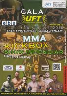 ROMANIA - CLUJ-NAPOCA -2016-  KICKBOX - Gala UFT (ultimate Fighting Tournament) -Poster (10.5x15 Cm) X 2 - Sonstige & Ohne Zuordnung