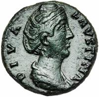 Faustina Senior   141 AD   -   AE AS  9,39 Gr   -   ROME  Na 141 AD   -   RIC 179  -  BMC 253,1582 - Die Antoninische Dynastie (96 / 192)