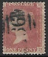 GRANDE - BRETAGNE   -   1855.   Y&T N° 14 Oblitéré. - Used Stamps