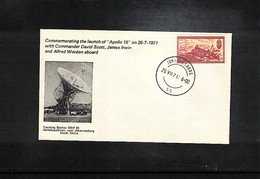 South Africa 1971 Space / Raumfahrt Apollo 15 Tracking Station Hartebeesthoek Interesting Cover - Afrique