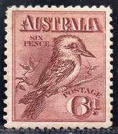 AUSTRALIA 1914. The 6d. Kookaburra, Mint LH - Ungebraucht