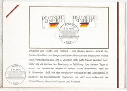 ALEMANIA DOCUMENTO BONN 1990 UNIFICACION ALEMANA - Otros & Sin Clasificación