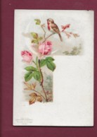 250619B - CHROMO CHOCOLAT AIGUEBELLE -  Oiseau, Rose, Rosier, Rouge Gorge - Aiguebelle