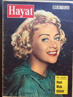 Martine Carol Hayat Turkish Magazine 1961 March - Zeitungen & Zeitschriften