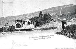 VEVEY → Funiculaire Du Mont-Pèlerin, Corseaux Et Le Point Terminus Anno 1901  ►RAR◄ - Corseaux