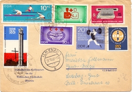 Omslag Enveloppe - DDR - Stempel Cachet Ilmenau 1966 - Covers - Used