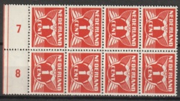 1926-1935 Vliegende Duif Veldeel Met Randnummers NVPH 170 Postfris/MNH/** - Ongebruikt