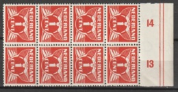 1926-1935 Vliegende Duif Veldeel Met Randnummers NVPH 170 Postfris/MNH/** - Ongebruikt