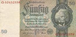 50 Reichsmark  AU/EF (II) 1933 - 50 Reichsmark