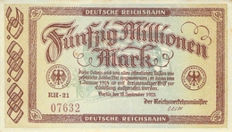 50 Mio Deutsche Reichsbahn UNC (I) - 50 Miljoen Mark