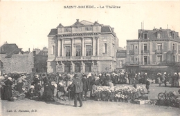 ¤¤  -   SAINT-BRIEUC   -  Le Théatre   -  Marché        -  ¤¤ - Saint-Brieuc