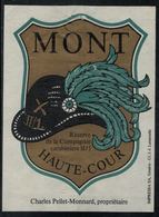 Etiquette De Vin // Mont, Réserve De La Compagnie Carabiniers II/I - Militaria