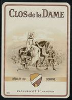 Etiquette De Vin // Echanson, Clos De La Dame - Horses