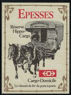 Etiquette De Vin // Epesses,, Réserve Hippo-Cargo - Chevaux