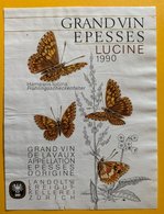 11164 - Epesses Lucine 1990  Suisse Papillons Butterfly - Mariposas