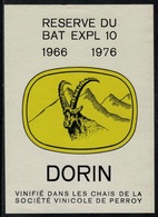 Etiquette De Vin // Dorin De Perroy, Réserve Du BAT EXPL 10 1966-1976 - Military