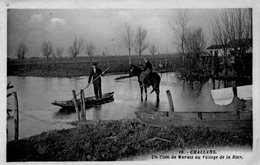 (120)  CPA  Challans  Marais Au Village De La Rive  (Bon état) - Challans