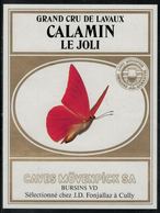 Etiquette De Vin // Calamin, Le Joli,  Papillon - Schmetterlinge