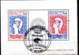 FRANCE : Bloc  Y&T (o) N° 8  "Philexfrance 82 " Paris-la Défense 18 Juin 1982 - Afgestempeld