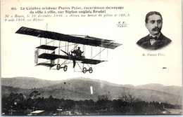 TRANSPORTS - AVIATION - Le Célèbre Aviateur Pierre PRIER - Aviateurs