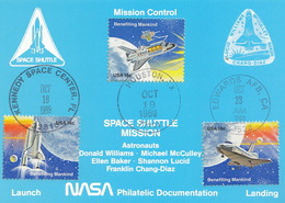 1989 USA Space Shuttle   Atlantis STS-30 Postal Card - America Del Nord