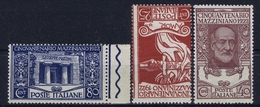 Italy Sa 128 -130 Mi 157 - 159 Postfrisch/neuf Sans Charniere /MNH/** Irregular Gum - Mint/hinged