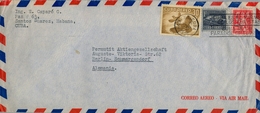 1956 CUBA  . LA HABANA - BERLIN  , SOBRE CIRCULADO , CORREO AÉREO - Lettres & Documents