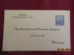 Entier Postal  Du Canada - 1903-1954 Rois