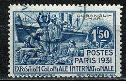 Oubangui 1931 - Yv 87,  - Obl. -  Gebr. - Used - Oblitérés