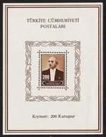 1943. Block. Ismet Inönü. 200 Ks. (Michel Block 2) - JF303676 - Neufs