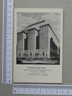USA - THE ROOSEVELT - A HILTON HOTEL -  NEW YORK -   2 SCANS    - (Nº30160) - Cafés, Hôtels & Restaurants