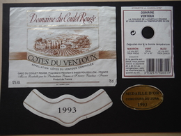 Côtes Du Ventoux Domaine Du Coulet Rouge 1993 - GAEC Du Coulet Rouge à Roussillon - Côtes Du Ventoux