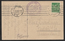 1923 - INFLA  10 Juni 1923 - Seepost - HELGOLAND - Auf Hoher See - Turbo Dampfers KAISER - Storia Postale