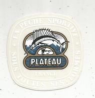 Autocollant , Sports , La PÊCHE SPORTIVE , Plateau , France - Stickers