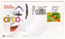 Enveloppe 1er Jour ESPANA ESPAGNE EUROPA Oblitération MADRID 09/05/2002 - FDC