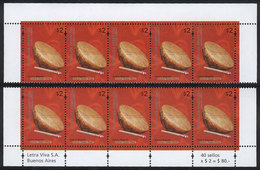 ARGENTINA: GJ.3095b, 2 Strips Of 5, DIFFERENT COLORS, Excellent Quality! - Autres & Non Classés