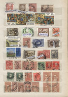 ARGENTINA: CANCELS: Stockbook With 1140 Stamps With Cancels Of 168 Different Towns, Most Of The Province Of Buenos Aires - Collections, Lots & Séries
