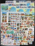 UNITED STATES: Lot Of Modern Stamps, Souvenir Sheets And A Booklet, MNH, Very Fine Quality, Useful Lot To Use As Postage - Verzamelingen