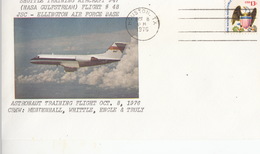 1976 USA  Space Shuttle  Training Aircraft Commemorative Cover - Nordamerika