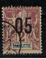 MAYOTTE            N°     YVERT    21  ( 1 )  OBLITERE       ( Ob  5/04 ) - Oblitérés