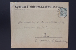 France Retourné En France  De L'Alsace GUEBWILLER Sans ALSACE  25-11-1919  Provisional Postmark - Cartas & Documentos