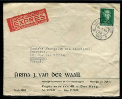 Pays Bas - Enveloppe Commerciale En Exprès De Gravenhage Pour La France En 1950 - Réf AT 159 - Lettres & Documents