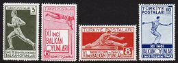1940. Balkan-olympiade. 4 Ex. (Michel 1090 - 1093) - JF303692 - Neufs