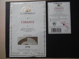 Chianti La Copparella Colli Senesi 1998 - GIV SCARL à Gaggiano - ITALIE - Andere & Zonder Classificatie