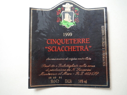 Cinqueterre "Sciacchetrà" 1999 - N. Sassarini à Monterosso Al Mare - ITALIE - Autres & Non Classés