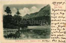 T2 1899 Tátra, Vysoké Tatry; Poprádi Tó és Menház / Popradske Pleso, Rest House, Lake - Sin Clasificación