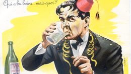 Humour - Lot De 5 Cartes - Illustrteur Carrière - Theme Alcool , Alcoolisme , Voir Double Etc.. - Carrière, Louis