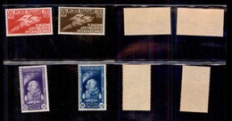 REGNO - 1935 - Salone Aeronautico (384/387) - Serie Completa - Gomma Integra (1.500) - Otros & Sin Clasificación