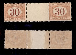 REGNO - 1890 - 30 Cent (23) - Coppia Con Interspazio Al Centro - Gomma Integra (1.650) - Otros & Sin Clasificación