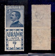 REGNO - 1924 - 25 Cent Abrador (4) - Gomma Integra (450) - Autres & Non Classés